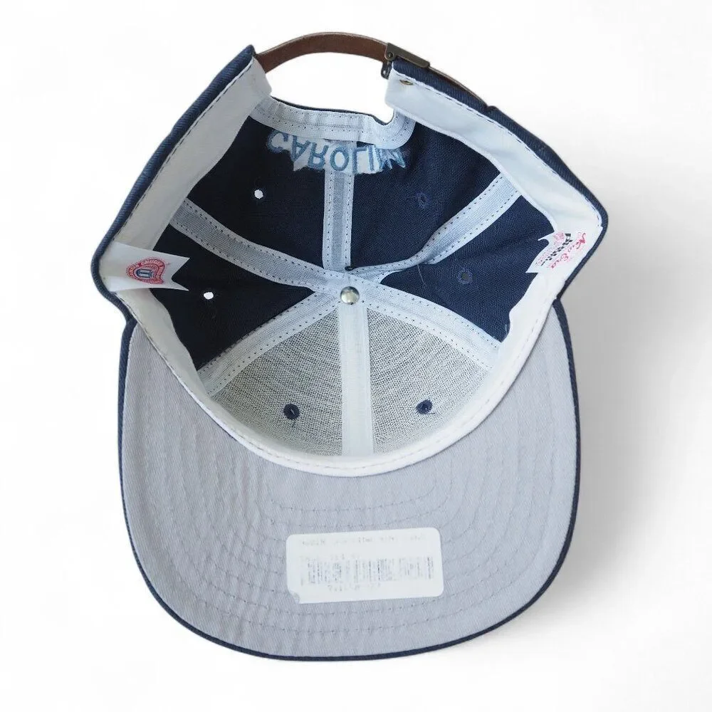 New Era Pro Model Collegiate Collection VTG 90s UNC Tar‎ Heels Strapback Hat OS